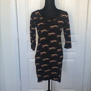 Yumi Cougar Print Dress